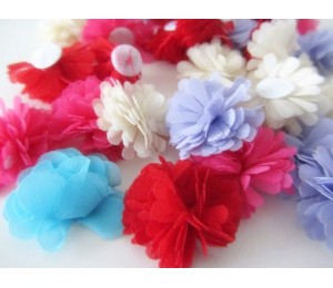 Blume Ø30mm zum Annähen oder zum Ankleben